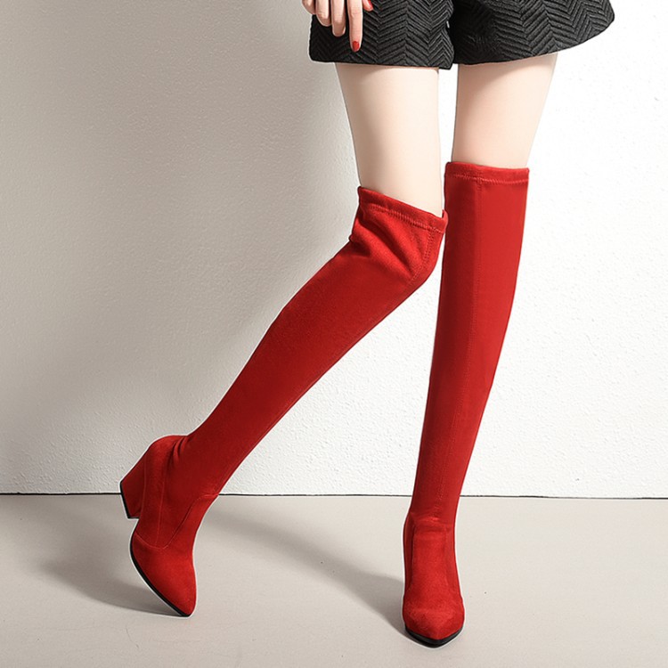 Thick And High-heeled Boots Are Thin In Winter