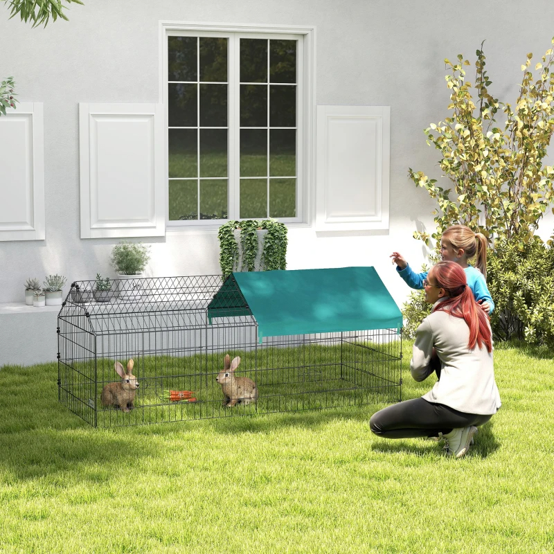Small Animal Playpen With Roof For Rabbits, Chicken, Chinchillas