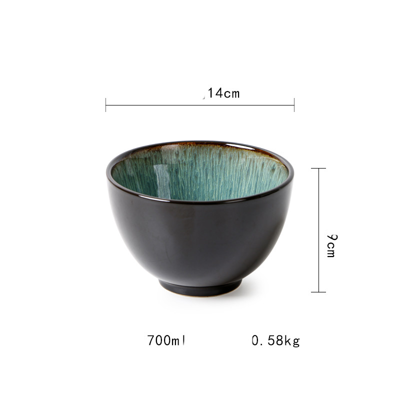 Title 4, Creative Ceramic Kiln Changes Plate Bowl Tableware