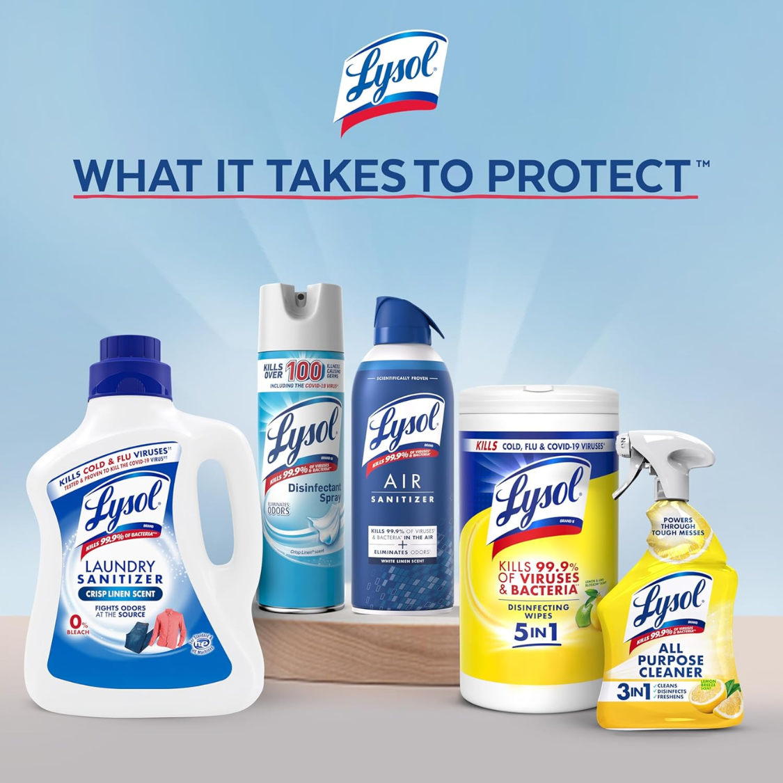 All Purpose Cleaner Spray, Multi-Purpose Disinfecting Spray, Kitchen & Bathroom Cleaner, Lemon Breeze Scent, 32 Fl Oz 5