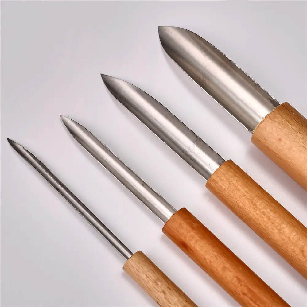 4 Semi Circular Clay Tool Punches