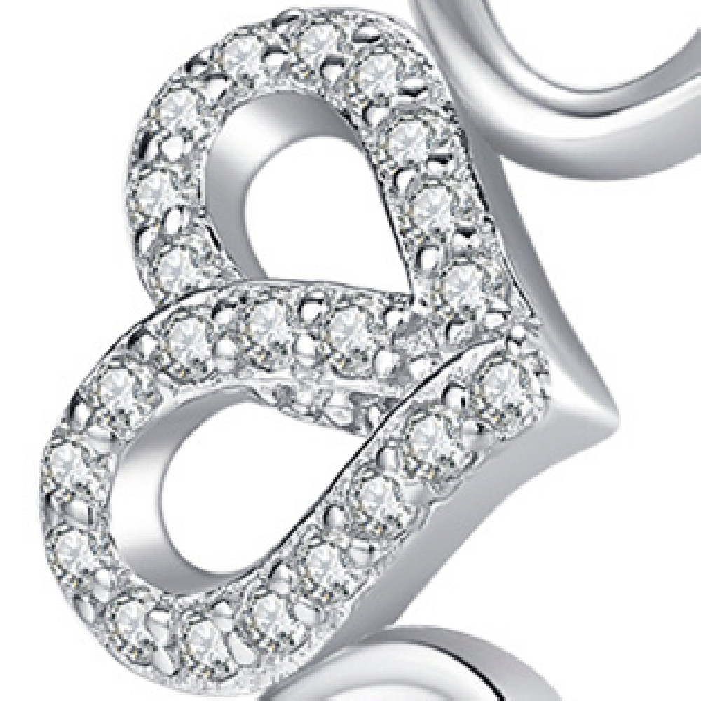 Fashion Sweet Love Heart-shaped Ring