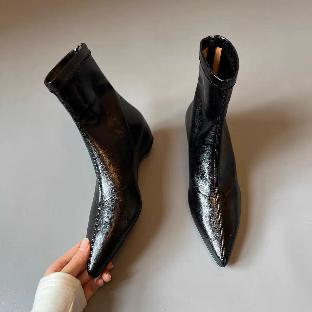 Pointed Toe Ankle Boots, picture 2 of 6