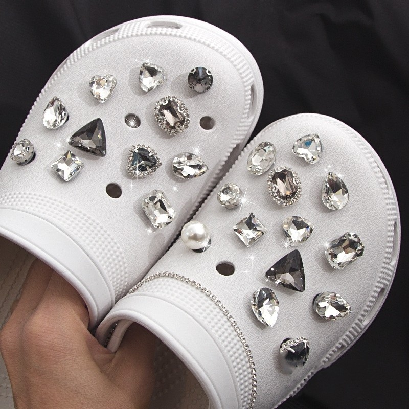 Shoe Flower Decorative Buckle Removable Gemstone Diamond