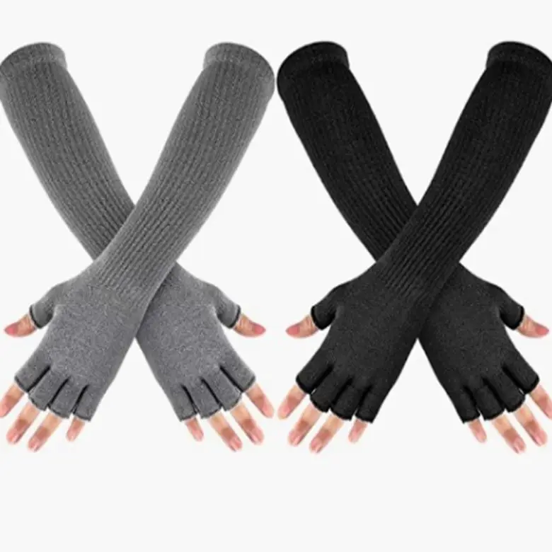 Fashion Elastic Solid Color Cold-proof Warm Half