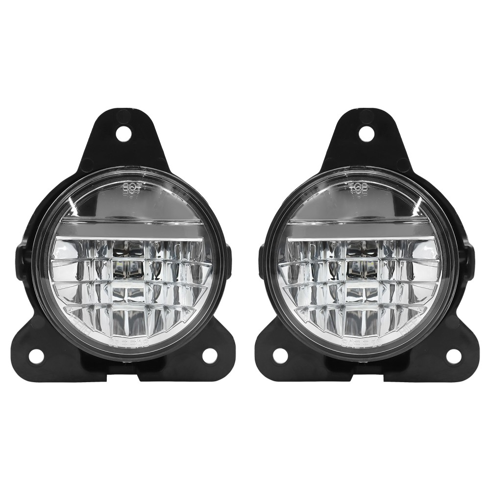 Chrome LED Fog Lights Compatible With Volvo VNR VNR300 VNR400 VNR640 2018-2020 7