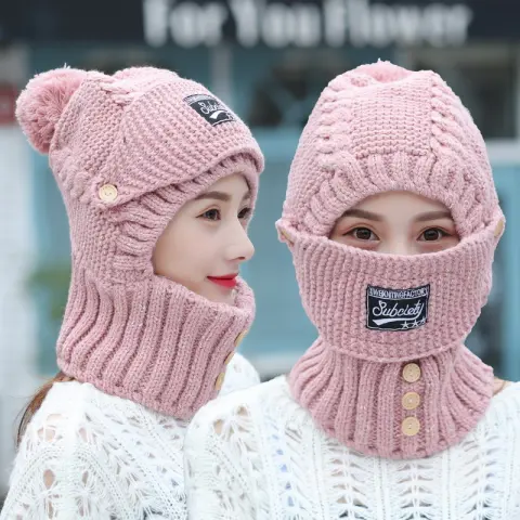 Wool Fleece Lei Feng Hat Windproof and Warm Winter