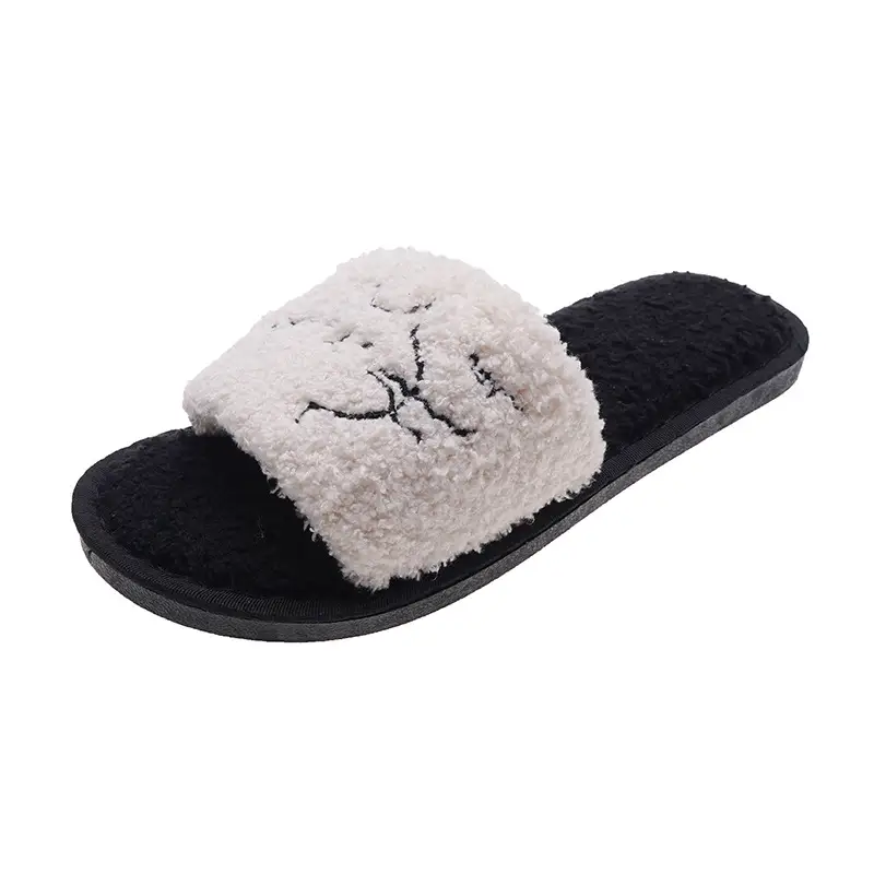 Women's Home Cat Flat Warm Flip Flop