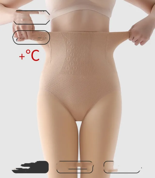 Lengthened Fake Flesh Piercing Leggings For Warmth 260G Skin Color And Feet - Shop at LoveMi