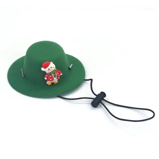 Pet Christmas Hat Felt Cloth Soft Cute Decorate Cosplay Dog Clothing Accessories Cat Festival Grooming Hat Supplies New Year Crooked Duck - Shop at LoveMi