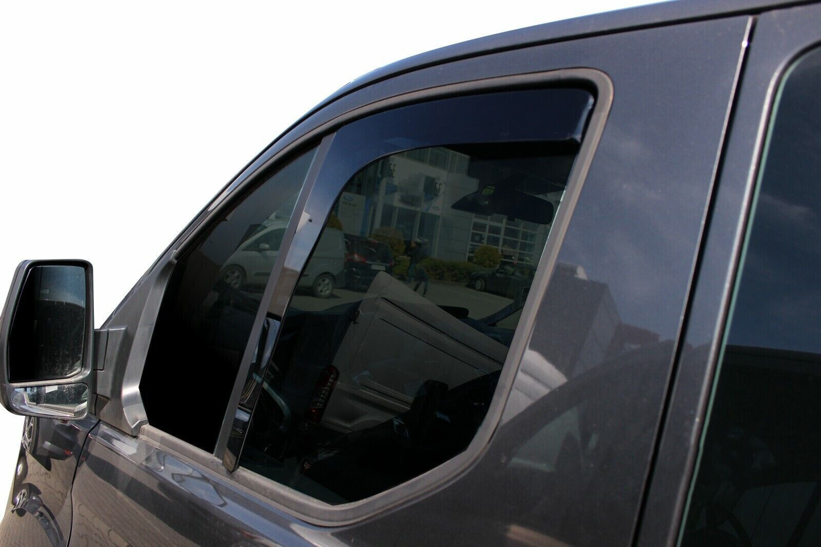 For Ford Transit Custom -On Wind Rain Sun Guard Window Deflectors With Clips — image 10