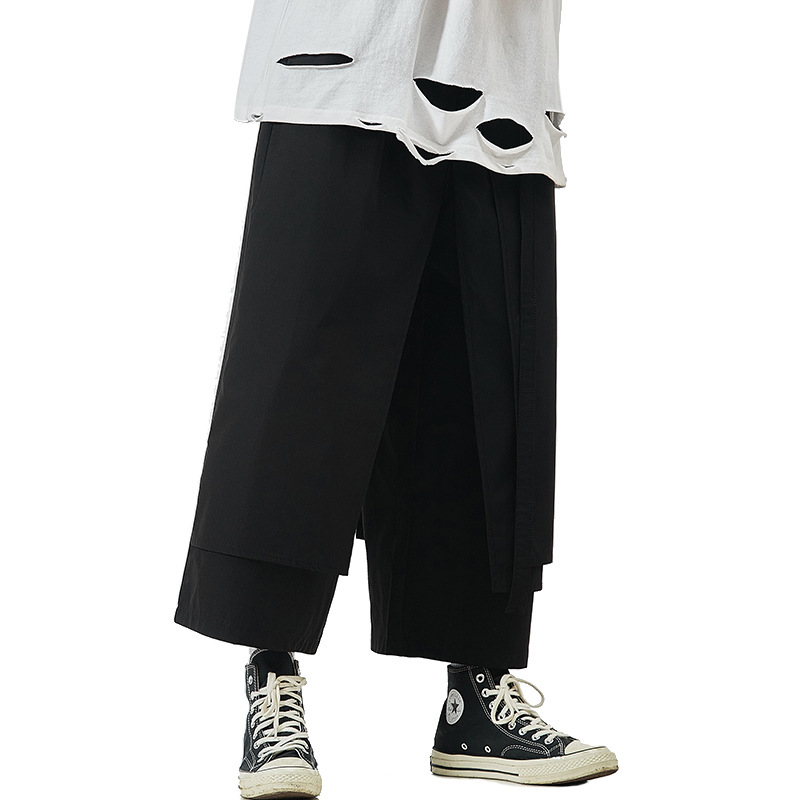 Title 3, Mens Casual Pants Trendy Loose Plus Size Cropp...