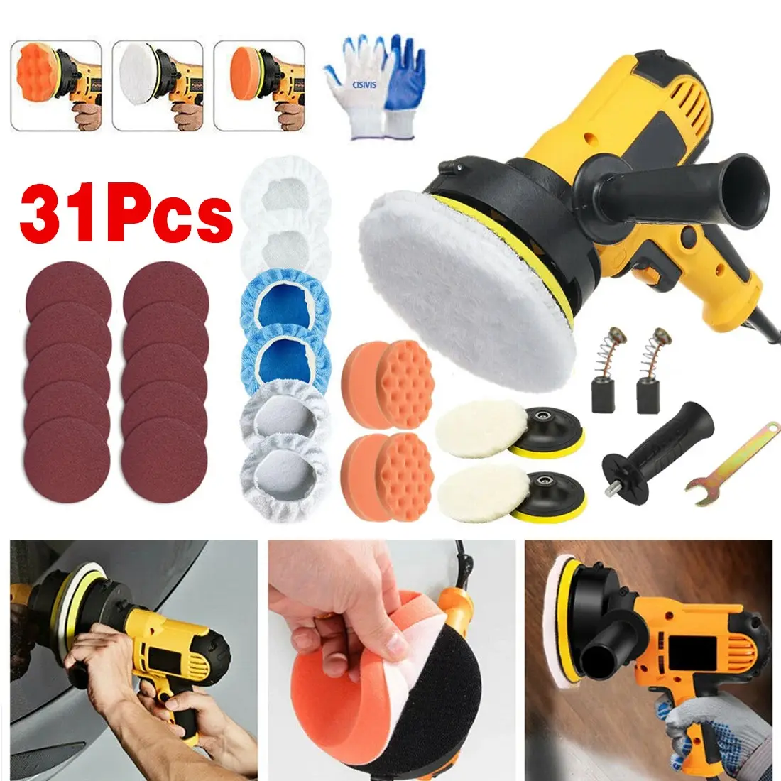 Electric Polisher Buffer Sander Car