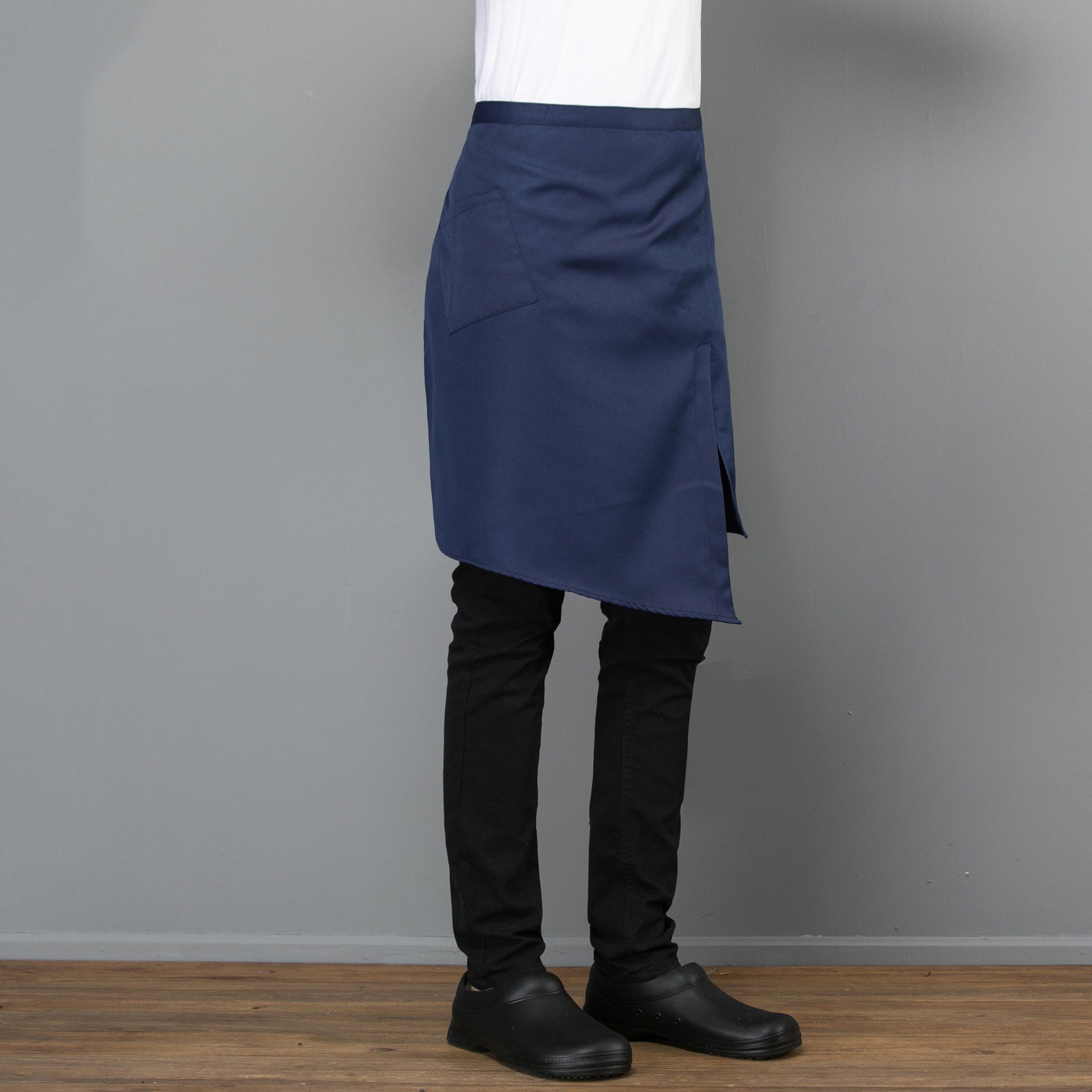 Title 3, Waiter Half-length Apron Print And Embroidery P...