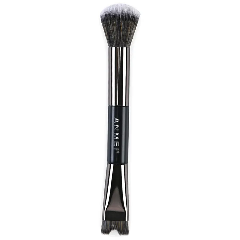 Nose Contour U-Shaped Makeup Brush For Sculpting And Defining Double Head Foundation Highlighter Brush Nose Shadow Brush - Dual Head Ushaped Nose S...