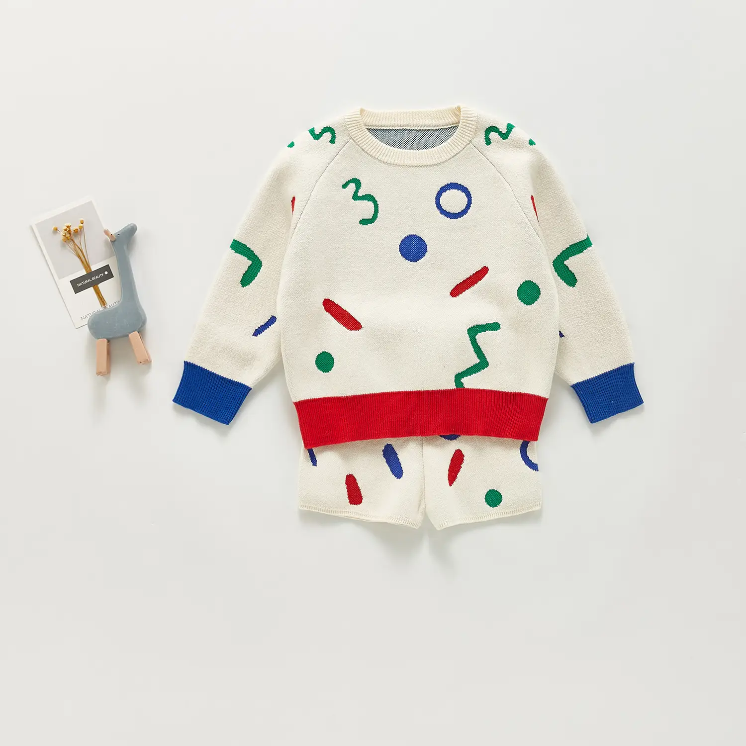 Western Style Baby Leisure SuitGeometric