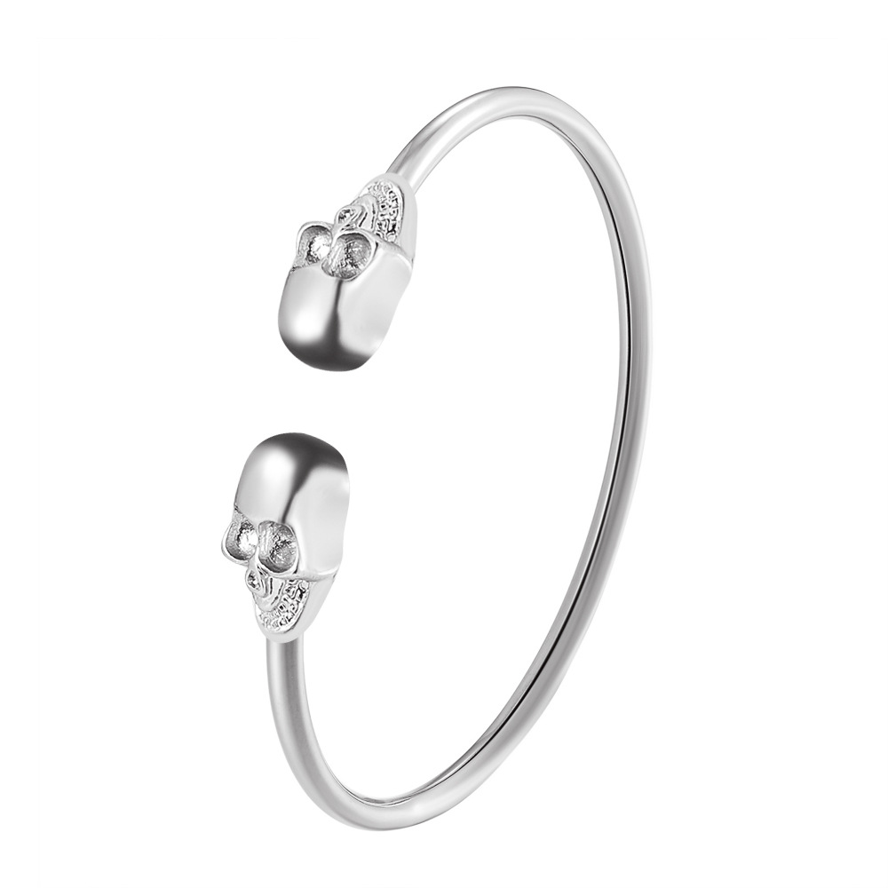 Retro Exaggerated Gothic Skull Bracelet