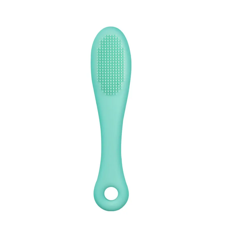 Pet Silicone Finger Toothbrush For Removing Tooth Stains - Green