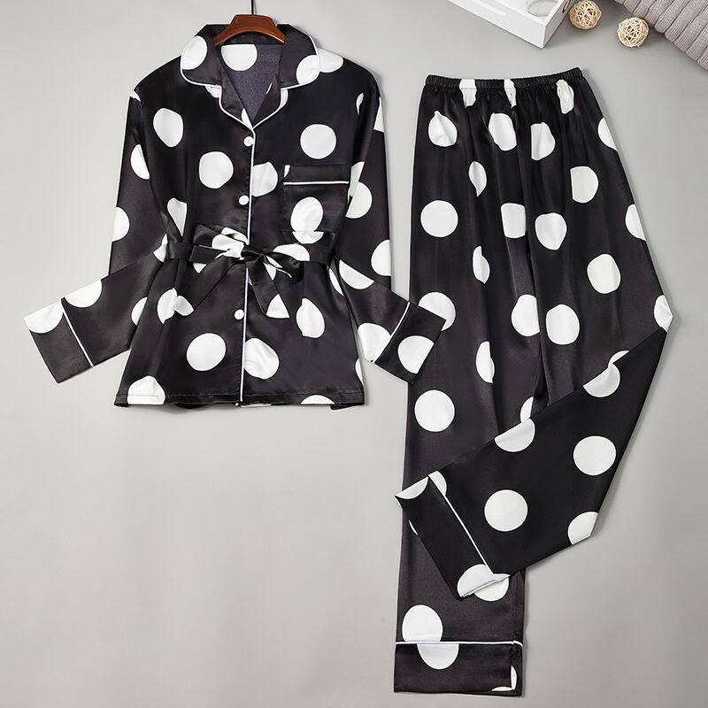 Title 3, Korean ice silk high quality imitation pajamas