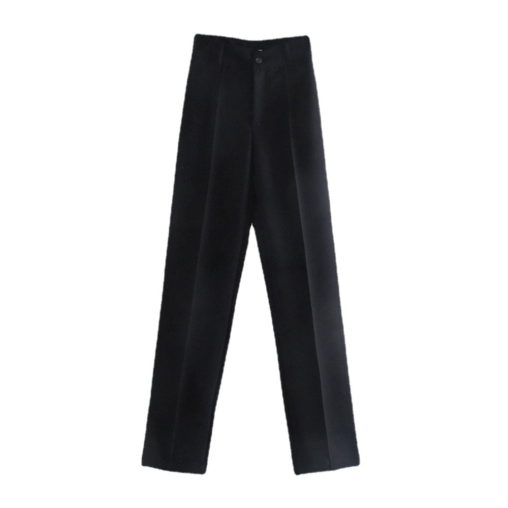 All-match Slimming Straight High Waist Casual Trousers Women