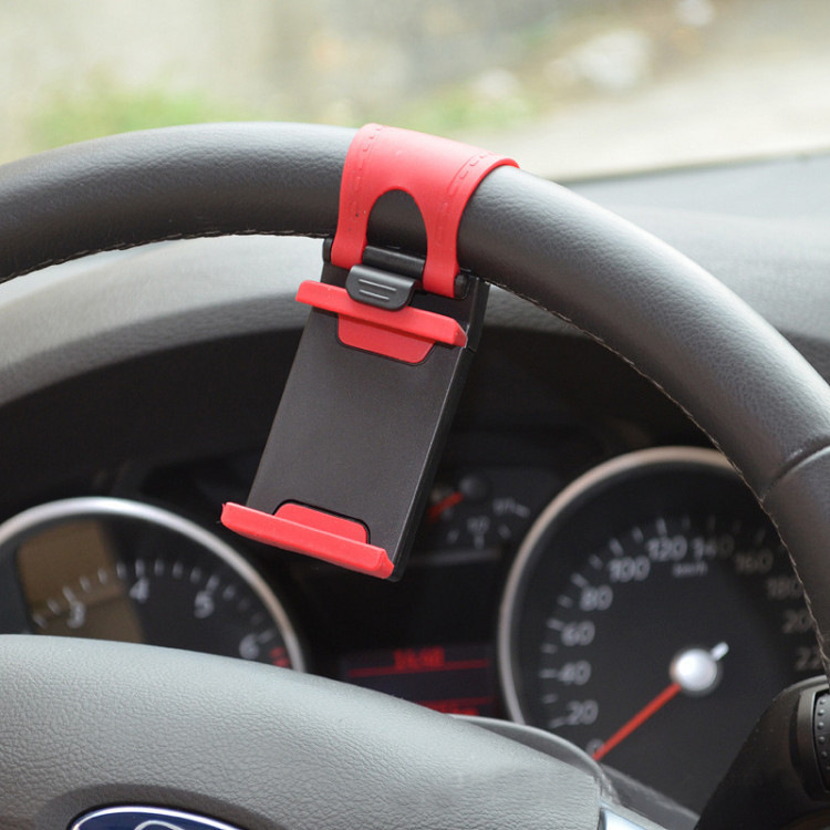 Steering Wheel Mobile Phone Holder For Hook Type Car
