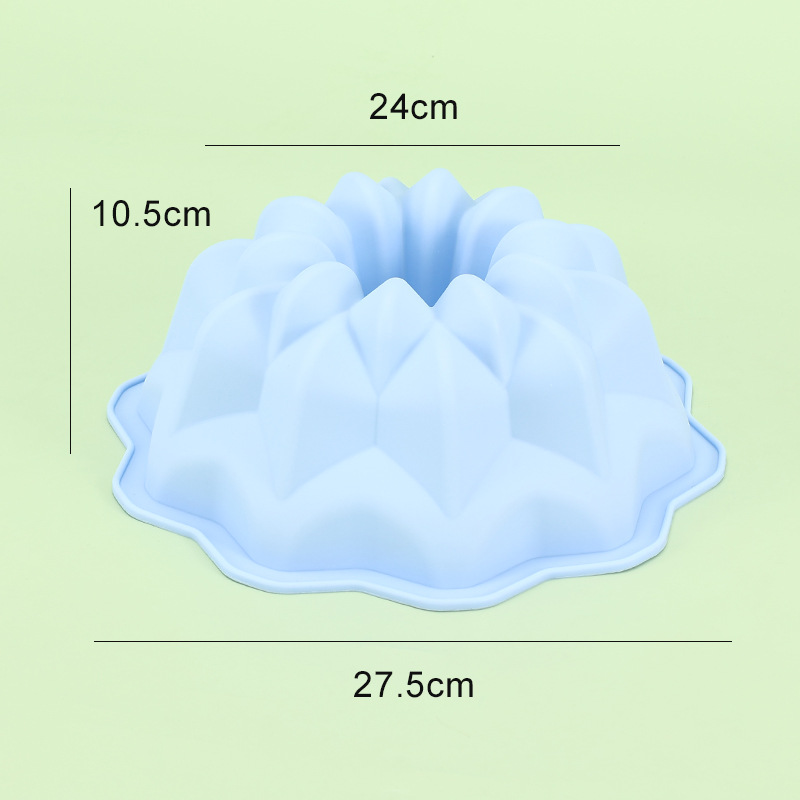 Title 5, Silicone Cake Mold Single Large Double-layer Fl...