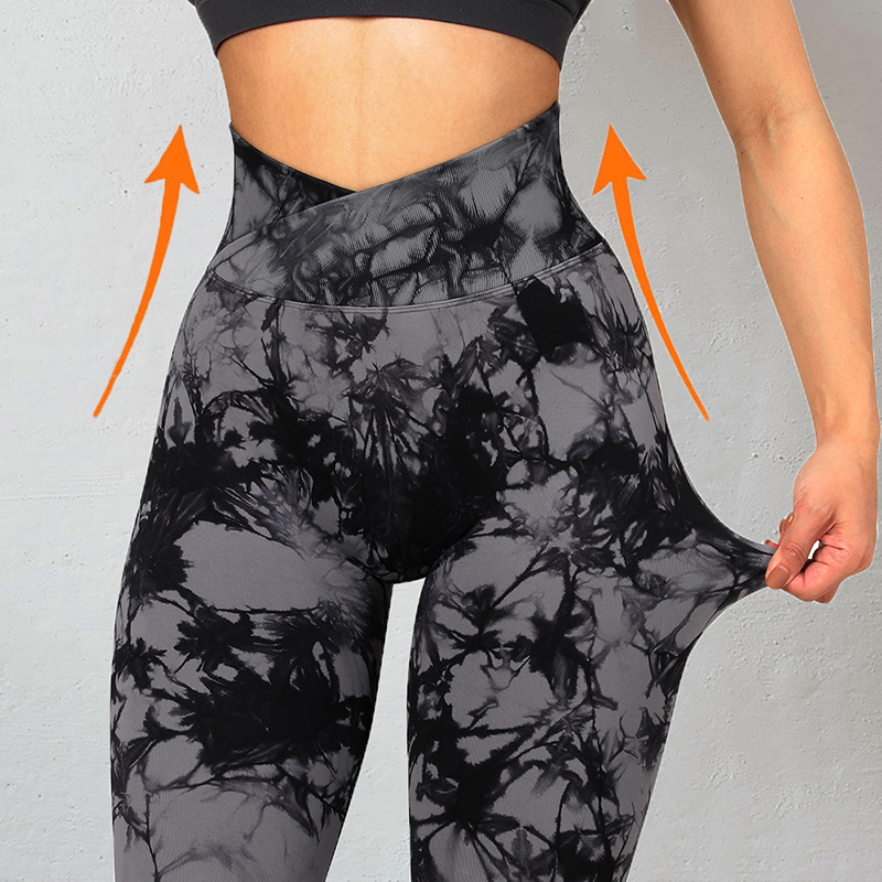 Wholesale 2PCS Hot Deep V Neck Sports Bra and High Waisted Yoga Pants  Activewear Set, Customizable Tie Dye Printed Plunge V-Neck Gym Pilates  Clothes for Women - China Premium Gym Clothes and Workout Clothes for Women  price