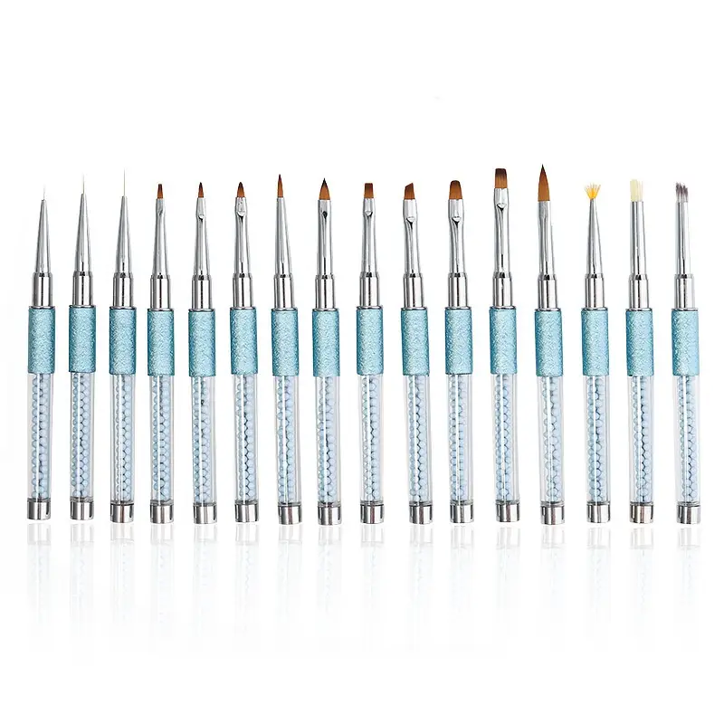 16 Pieces Nail Brush UV Pen Suit