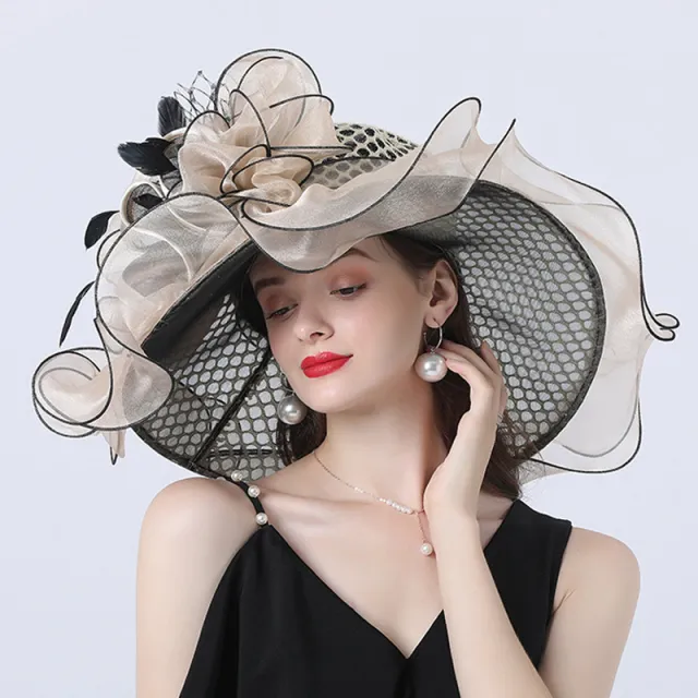 European And American Style Ladies Sun Visor Adult Hat Apricot - Shop at LoveMi