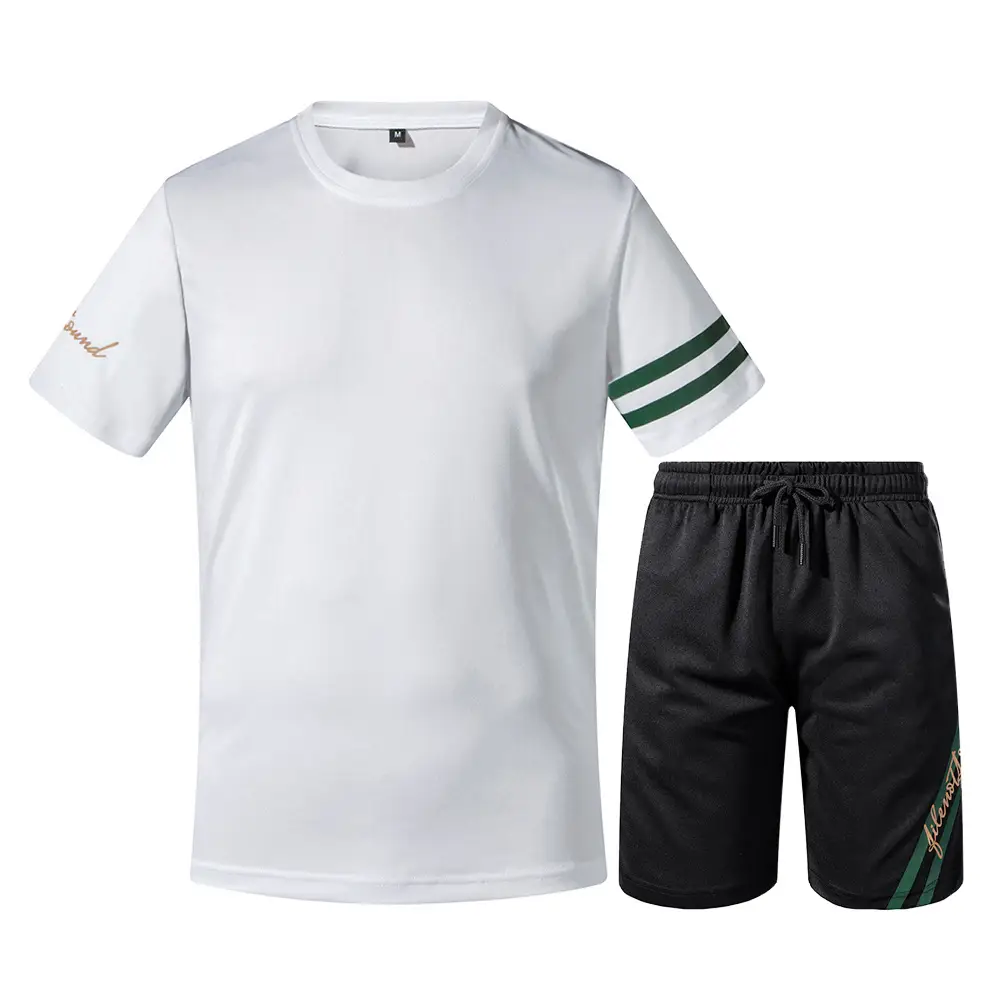 Breathable Comfortable And Sporty Two-piece Quick-drying Fabric Stripe