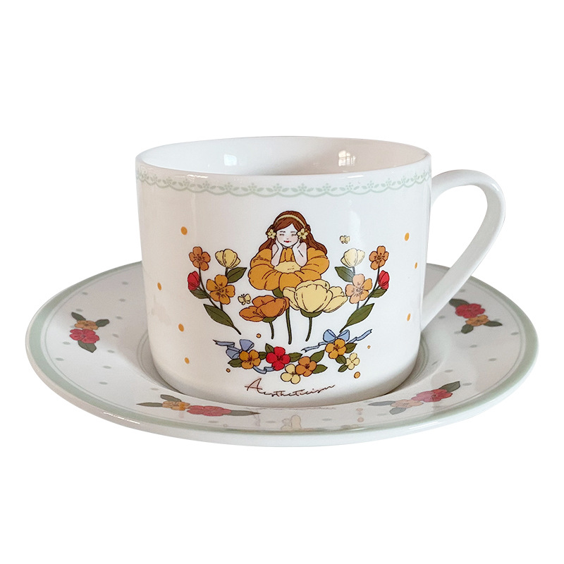 Flower picker cup and saucer