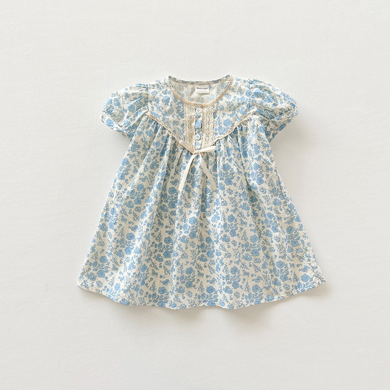 Title 6, Fresh Floral Lace Short Sleeve Kids