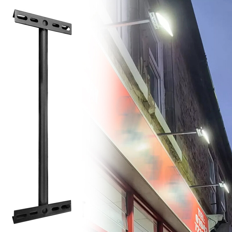 LED Floodlight Bracket For Wall Mount Metal Arm 50cm Aurora Indoor Outdoor Sign — image 6