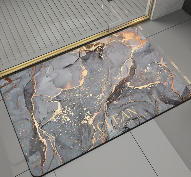 Diatom Mud Soft Entrance Bathroom Absorbent Foot Pad