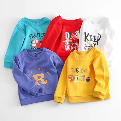 Cotton Sweatshirt Pullover Children's Top
