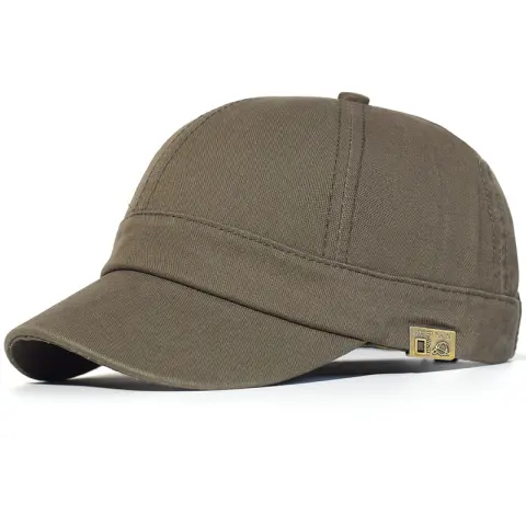 Vintage Short Brim Cotton Men Women Soft Dad Hat