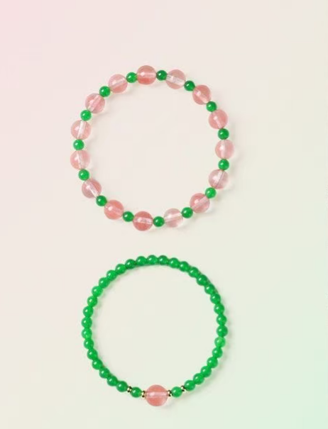 Traditional Chinese Liuli Beaded Bracelet