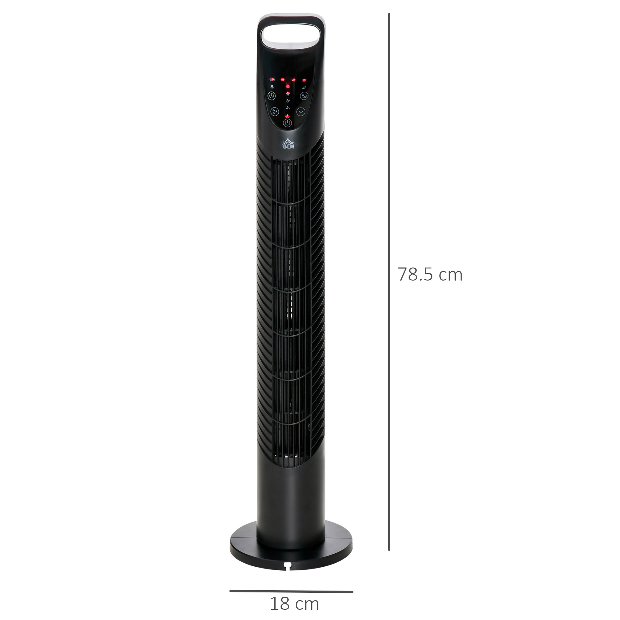 31 Oscillating Tower Fan With Remote Control, 7.5H Timer, 3 Speed 3 Modes, Electric Floor Standing Cooling Fan For Home Bedroom Office, BlackThis Product Is Prohibited From Sale On Amazon