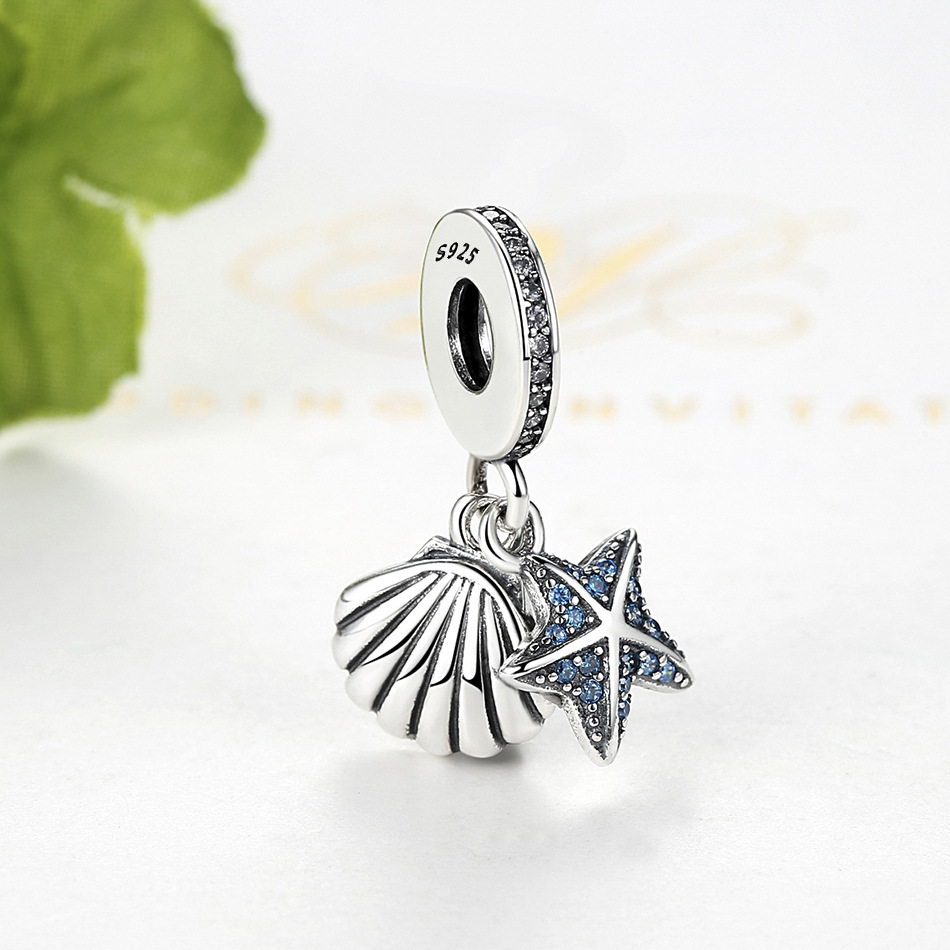 Popular Underwater World Pendant Accessories, Shell And Starfish DIY Bracelet Accessories