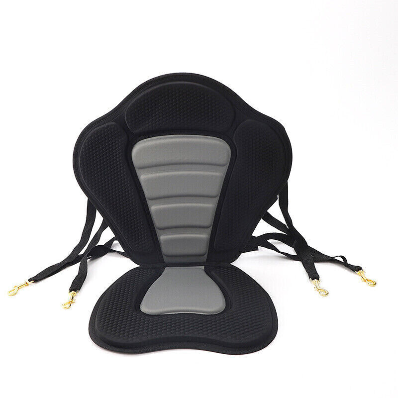 Adjustable Canoe Kayak Seat Padded Detachable BackPack Hooks With Storage Bag 5