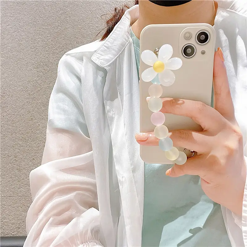 Korean Wind Ins Flower Bracelet Phone Case