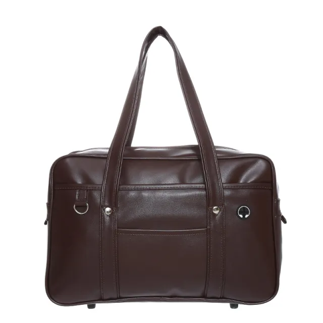 PU Uniform Bag, JK Large Handbag, School Bag With A Campus supplied Feel, Japanese style Female High School Student Bag, Unisex Shoulder Briefcase ... Brown - Shop at LoveMi