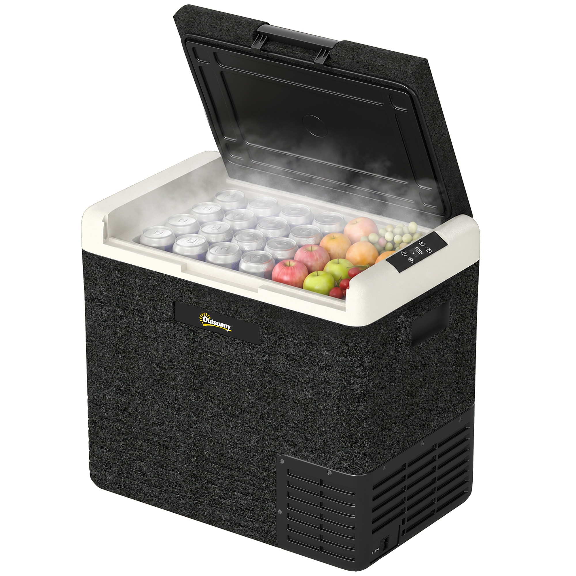 50L Portable Car Refrigerator - Grey And Black — image 2