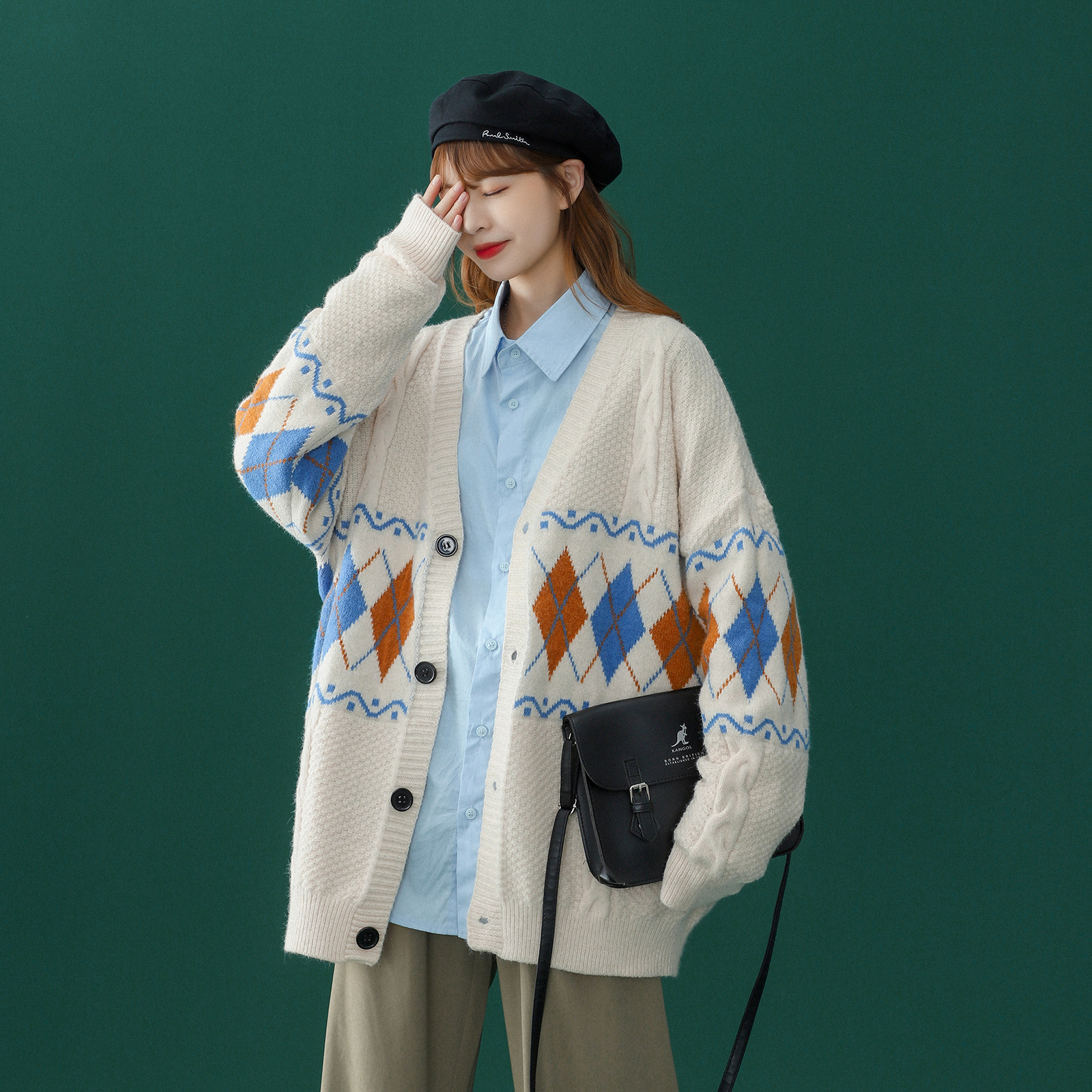 Title 4, Spring And Autumn Knit Cardigan Jacket College ...