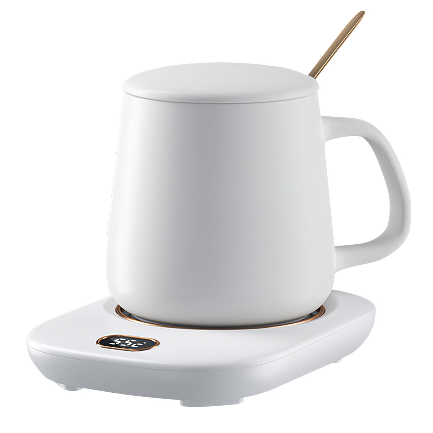 3 Color Options -- 1Pc Electric Coffee Mug Warmer For Desk Auto Shut Off USB Tea Milk Beverage Cup Heater Heating Plate For Office Home 3 Temperature Setting