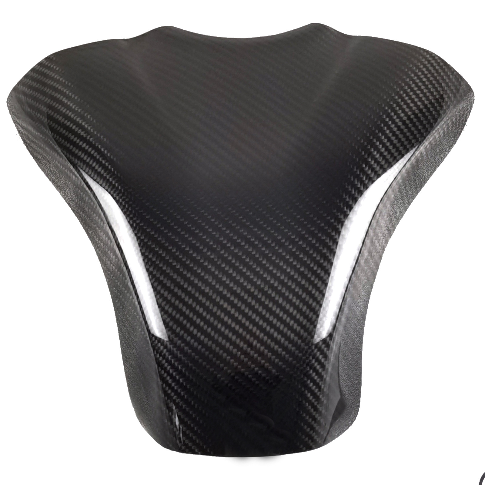 Title 1, 3K Carbon Fiber Fuel Tank Cover, Fuel Tank Prot...