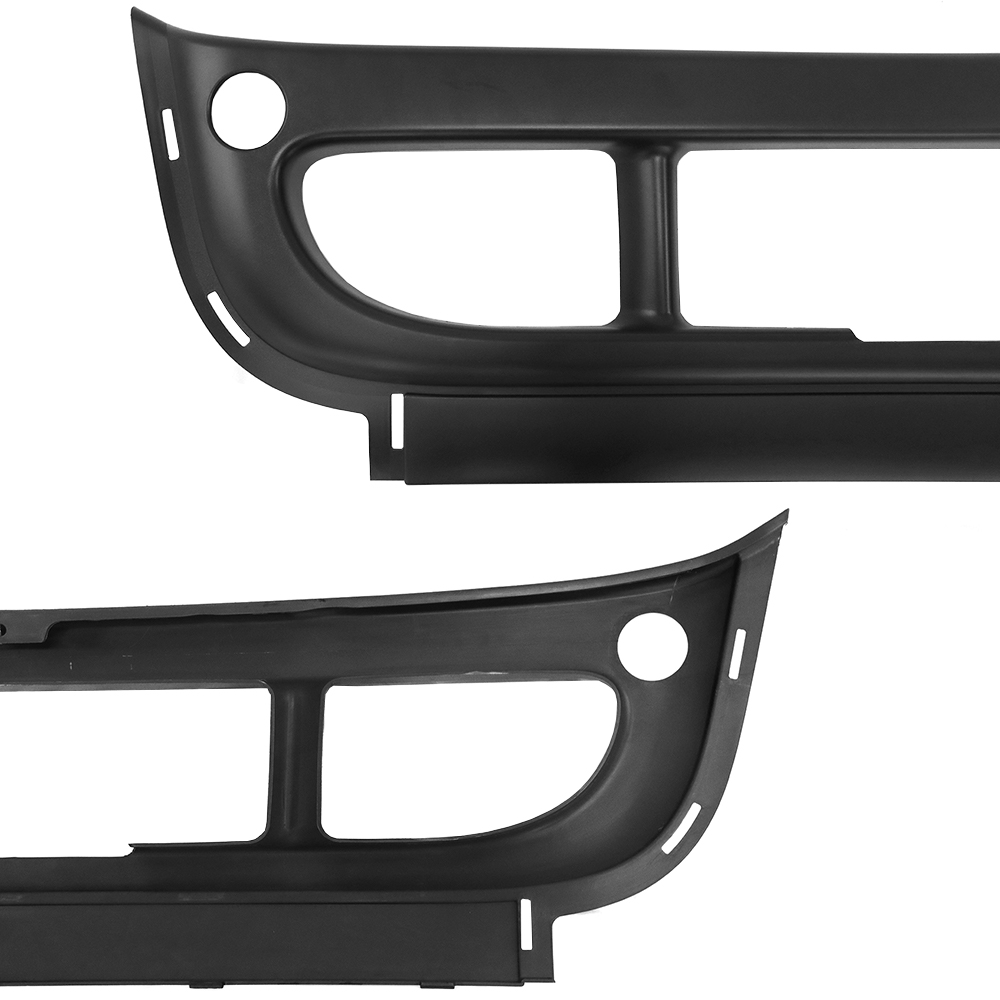 Freightliner Cascadia front bumper center cover side profile, chrome finish
