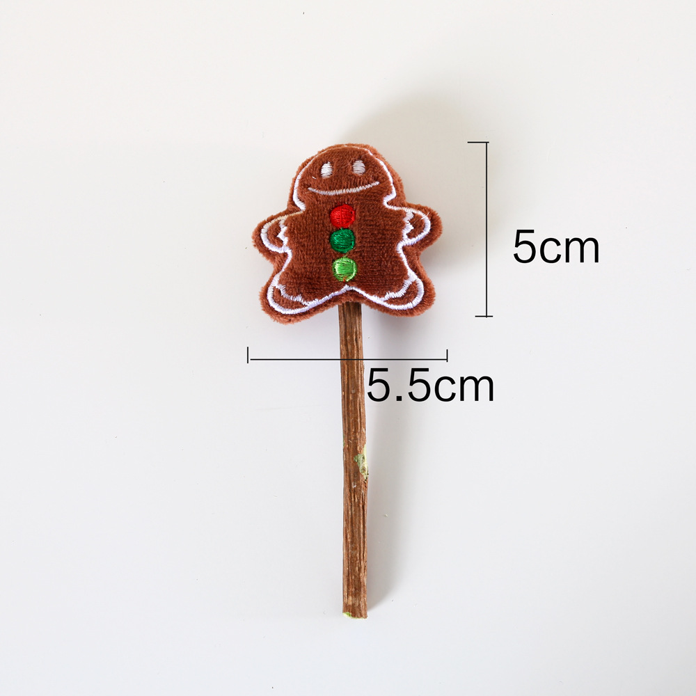 Gingerbread man stick