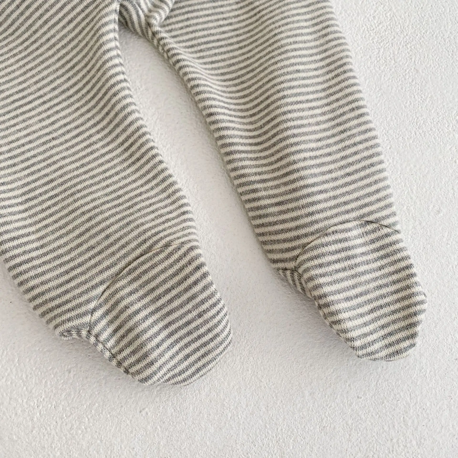 Children's Men's And Women's Striped Long-sleeve Jumpsuit