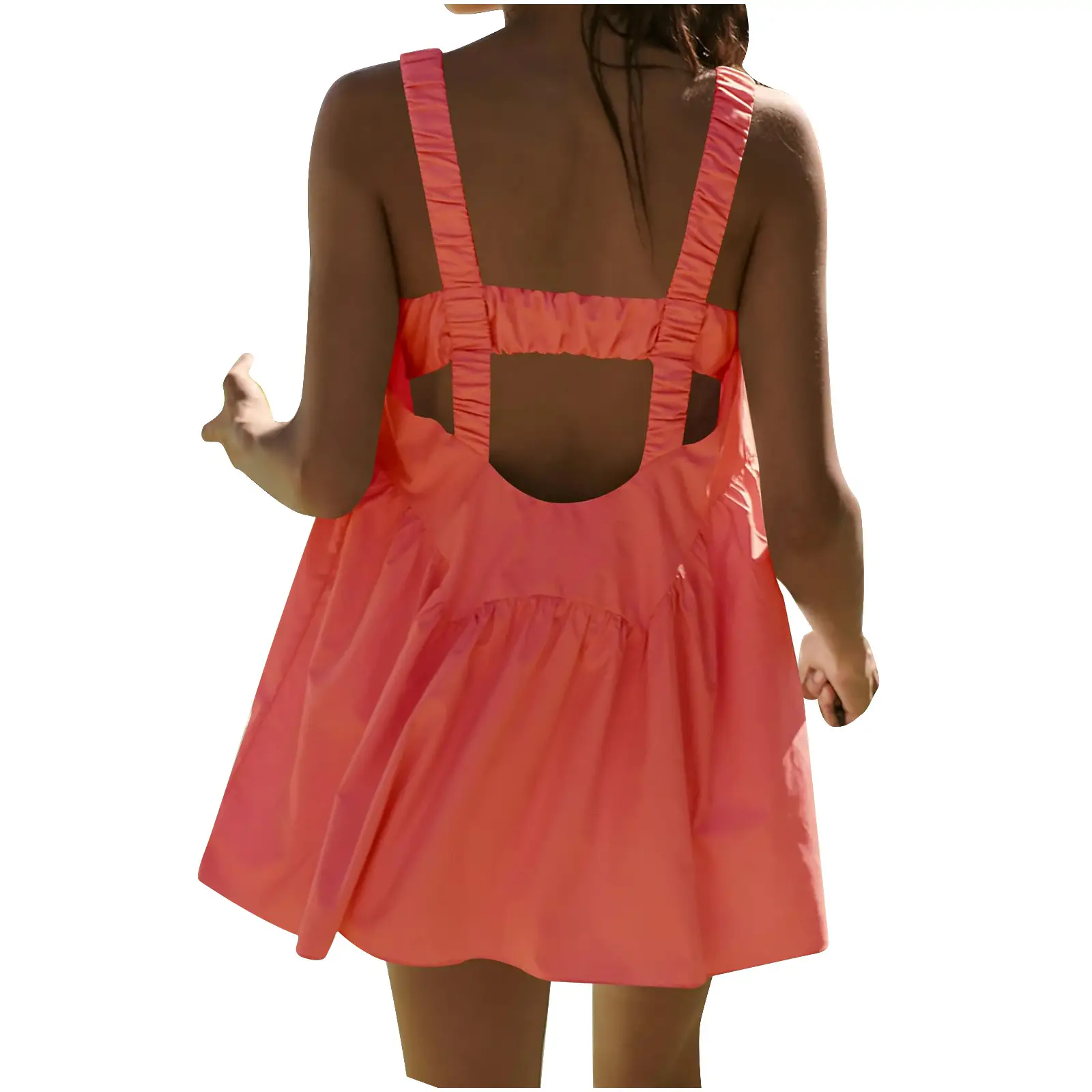 Casual Summer Tennis Dress Built-in Bra Casual Sports